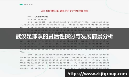 武汉足球队的灵活性探讨与发展前景分析